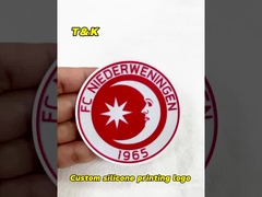 उच्च गुणवत्ता 3 डी सिलिकॉन गर्मी हस्तांतरण मुद्रण कस्टम 3 डी सिलिकॉन लोगो टिकाऊ धोने योग्य सिलिकॉन