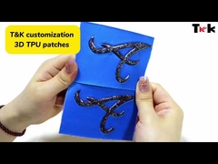 OEKO Sustainable Screen Printing टीपीयू गारमेंट लेबल