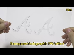 फैक्टरी कस्टम टीपीयू पैच 3 डी धोने योग्य टीपीयू लेबल हीट ट्रांसफर कई शैलियों टीपीयू लोगो हीट ट्रांसफर