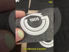 उच्च गुणवत्ता वाले कस्टम सिलिकॉन पैच 3 डी प्रिंटिंग एम्बोस्ड सिलिकॉन प्रिंटिंग लोगो हीट ट्रांसफर लेबल