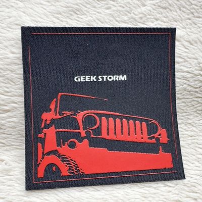 Polyester Woven Label - Custom Size, Full Color (Apparel Branding)