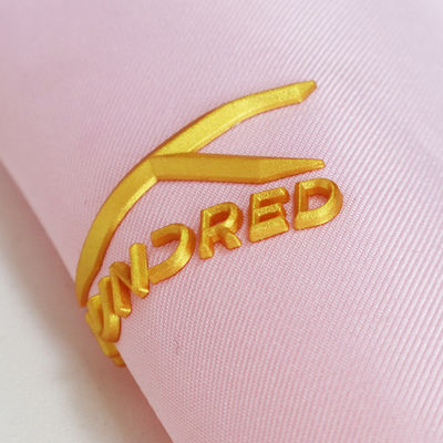 Custom Washable High Quality 3D Soft Silicone Heat Transfer Label for Garments and Textiles