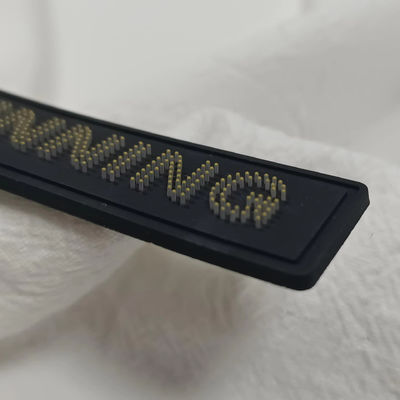 OEKO Certified Nickel-Free LED Flashing Silicone Heat Transfer Label for Clothing and Sportswear