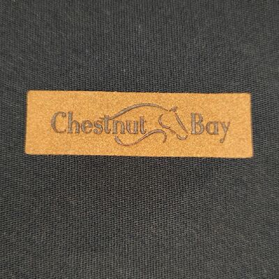 Custom Garment Accessories Suede Microfiber PU Leather Label With Debossed Logo for Shoes Clothes Bags