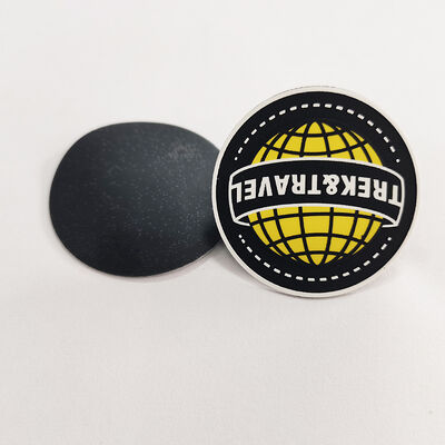 Garment Customized Silicone Thick Heat Transfer Printing LOGO Patch Board 3D Rubber Label Pvc Badge