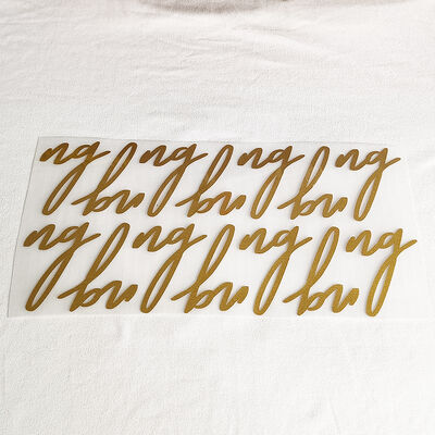 Ironing Stickers Clothing Application T-shirt Appliques Thermal Press Fashion Trend Letter Patch Silicone Transfer Printing